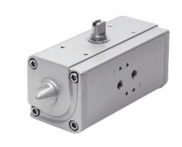 Pneumatic quarter turn actuator DAPS - The robustness and torque gradation ensure safety for valves with a swivel angle limited to 90, such as ball valves and butterfly valves